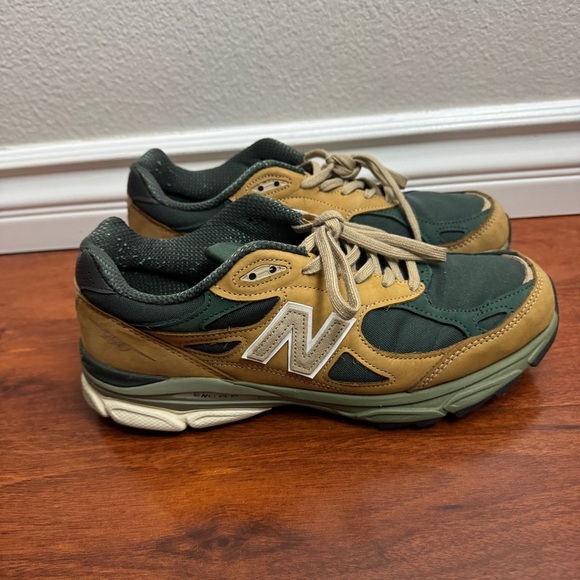New Balance Teddy Santis 990v3 Tan Green Size 10.5 - Picture 4 of 9